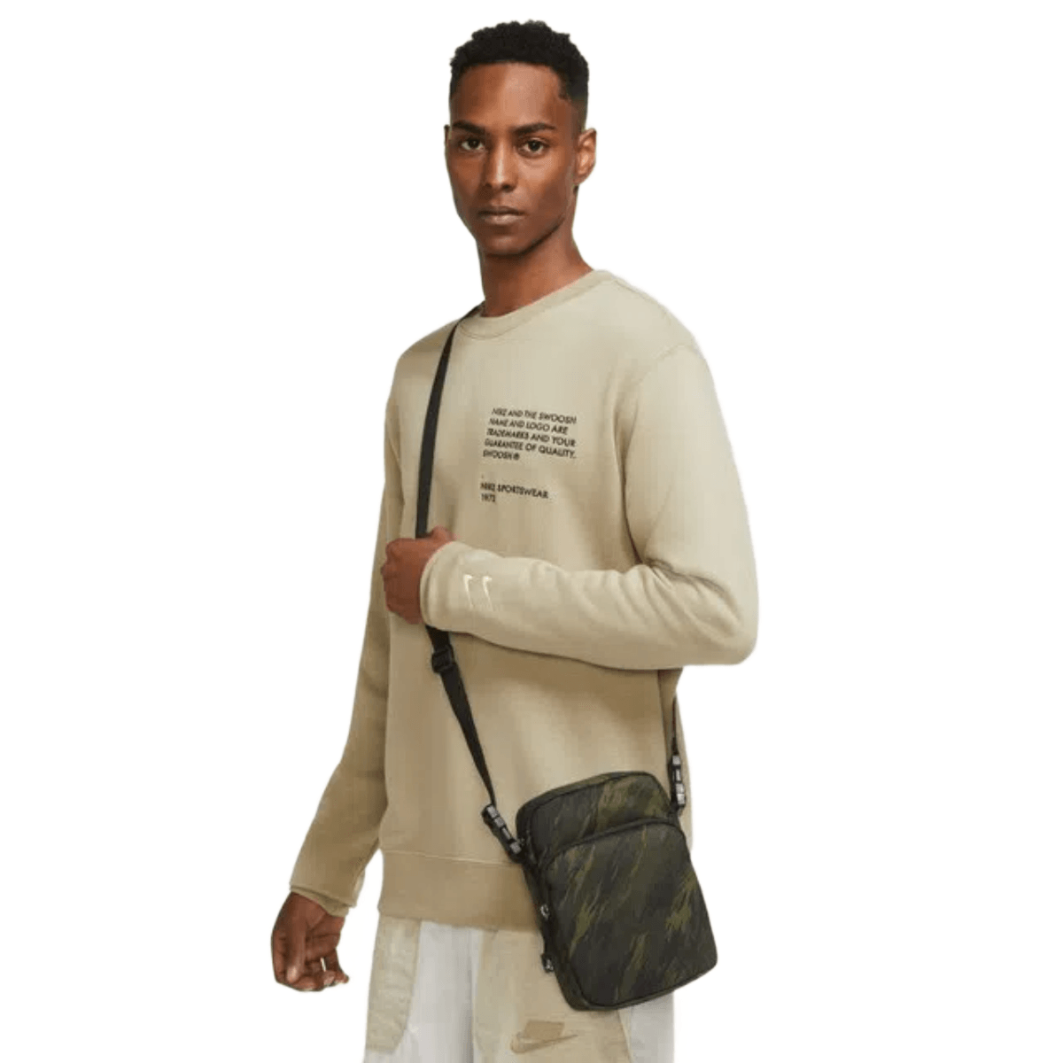 Calvin Klein Mono Mini Reporter Crossbody Bag - Black