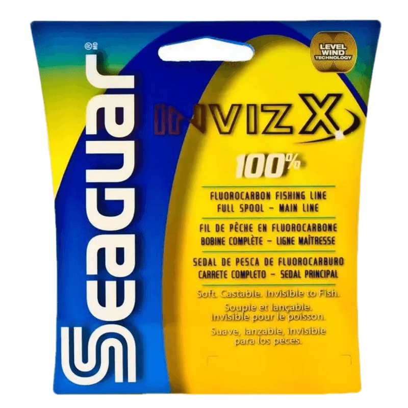 Seaguar Invizx Fluorocarbon Fishing Line, Clear, 200 yds, 6 lb