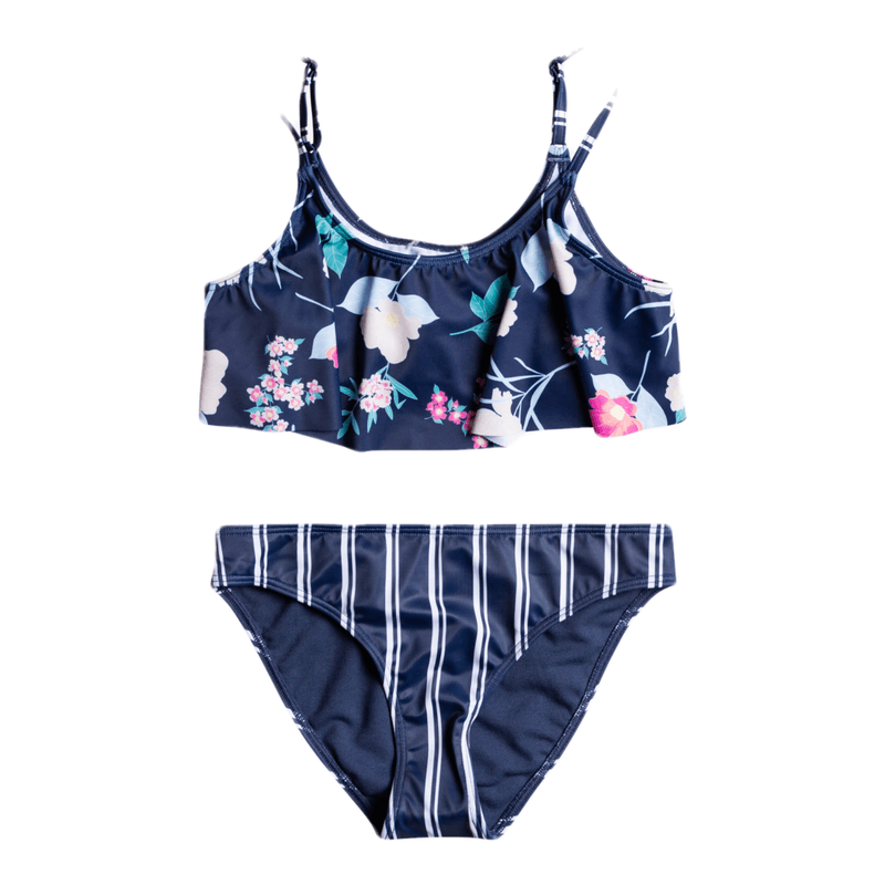 Roxy Flowers Addict Flutter Bikini Set - Girls' - Als.com