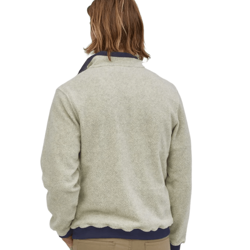 Men's shearling discount fleece button pullover