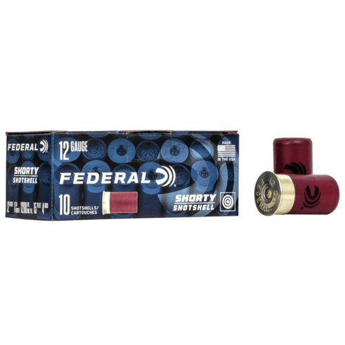 FEDERA SHORTY SHOTSHELL 12 GAUGE 8 SHOT 1.75 inch AMMO 10 ROUNDS