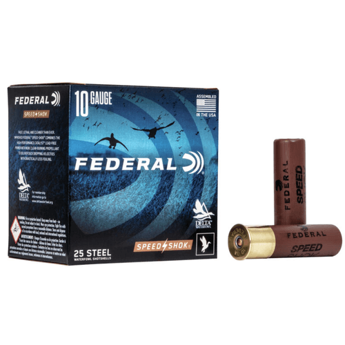 FEDERA SPEED-SHOK 10 GAUGE 2 SHOT 3.5 inch AMMO 25 ROUNDS