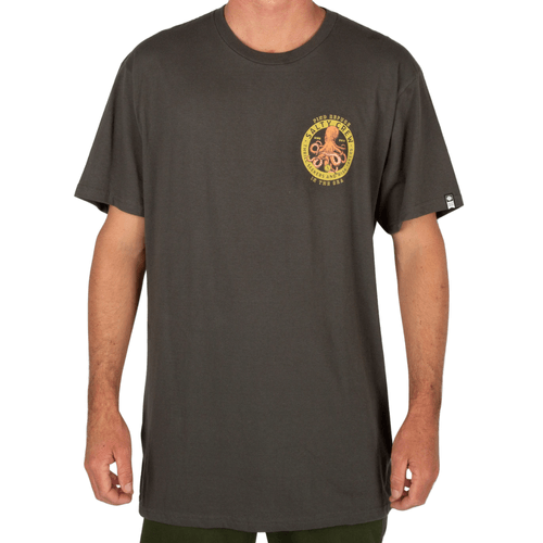 Salty Crew Deep Reach Charcoal Standard T-Shirt - Men's