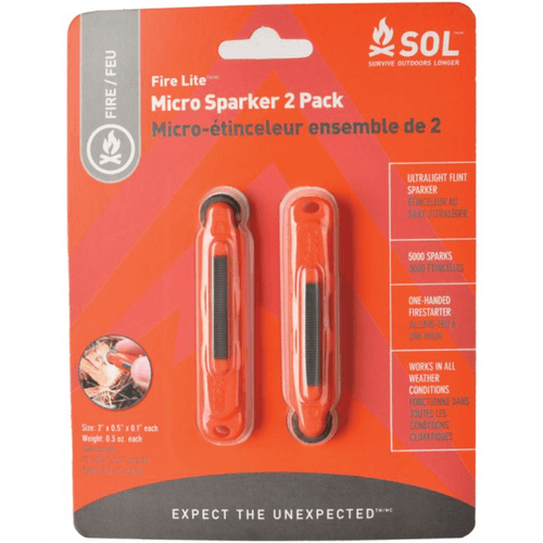 Adventure Medical SOL Fire Lite Micro Sparker (2 Pack)