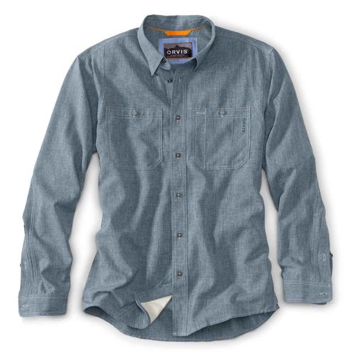 Orvis Tech Chambray Tall Work Shirt - Men's