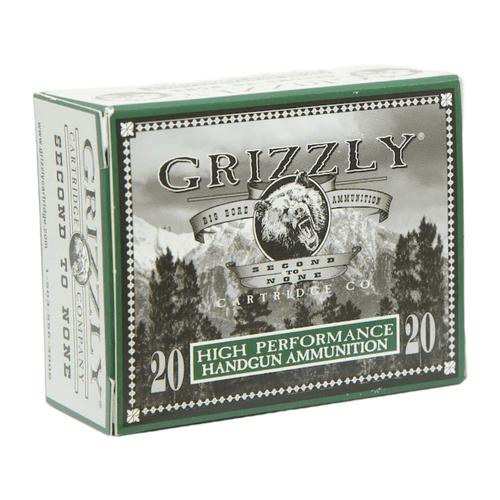 Grizzly Cartridge Handgun 9mm 124 Grain  JHP Ammunition 20 Rounds