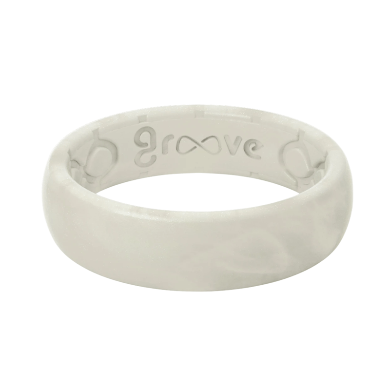 Women's groove deals ring