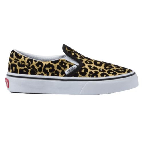 Vans Flocked Leopard Classic Slip-On Shoe - Kids'