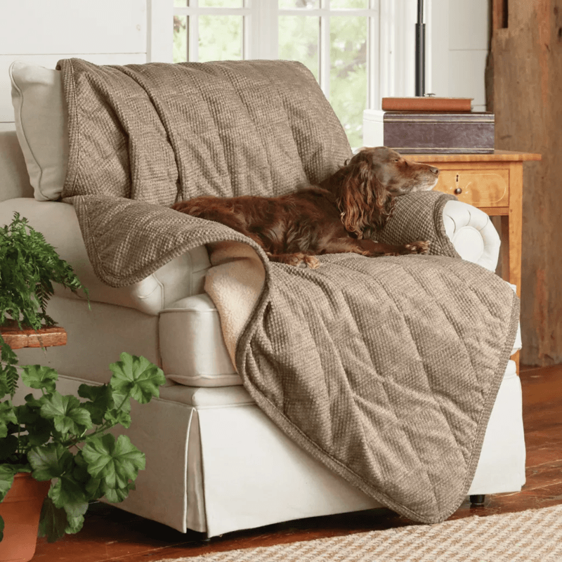 Orvis Berber Fleece Reversible Throw Blanket