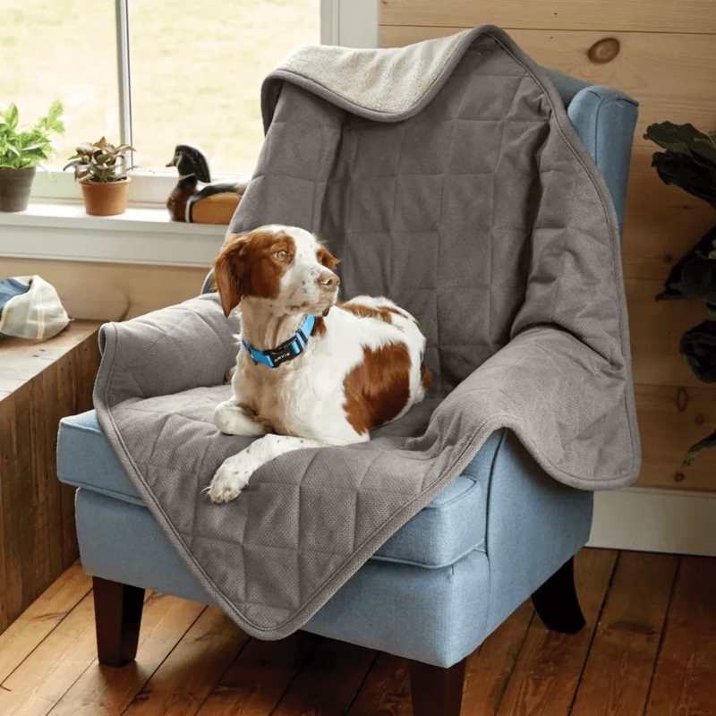 Orvis Berber Fleece Reversible Throw Blanket