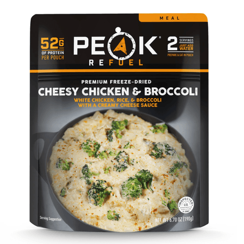 Peak Refuel Cheesy Chicken & Broccoli Freeze Dried Meal - 2 Serving
