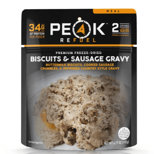 Peak Refuel Biscuits & Sausage Gravy Freeze-Dried Meal