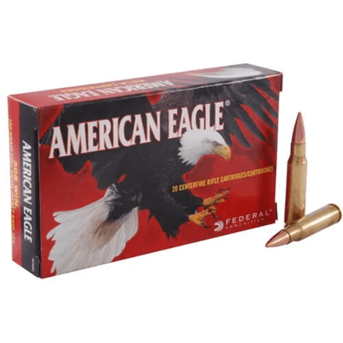 Federal American Eagle 308 Winchester 150 Grain FMJ Ammunition 20 Rounds