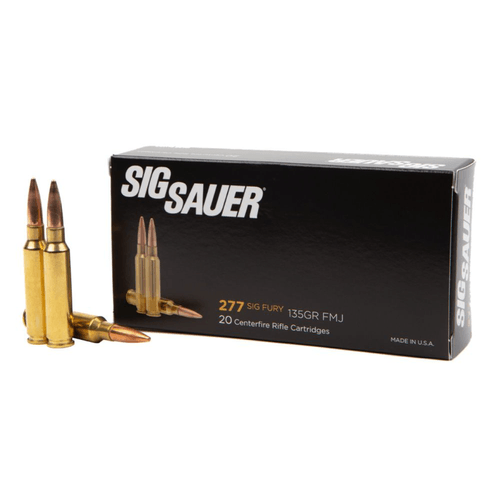 Sig Sauer Elite Ball 277 Sig Fury 135 Grain FMJ Ammunition 20 Rounds