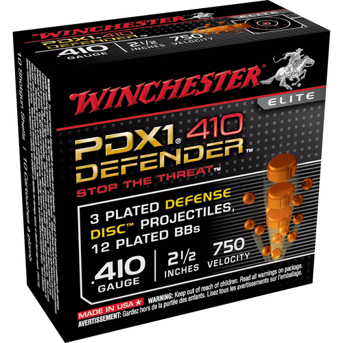 Winchester PDX1 410 Gauge Bb 2.5 Inch Ammunition 10 Rounds