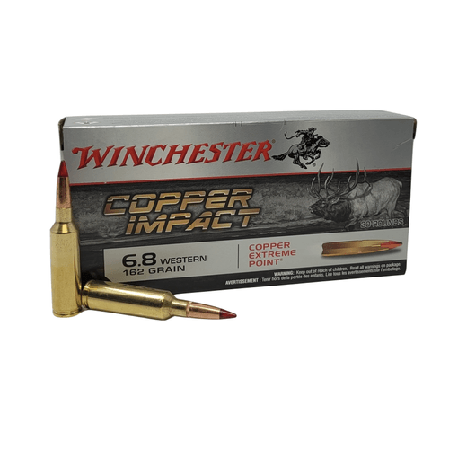 Winchester Expedition Big Game 6.8 Western 162 Grain Extreme Point Lead Free Ammunition 20 Rounds