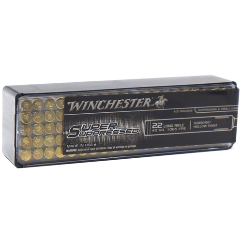 Winchester Super Suppressed Handgun Ammunition