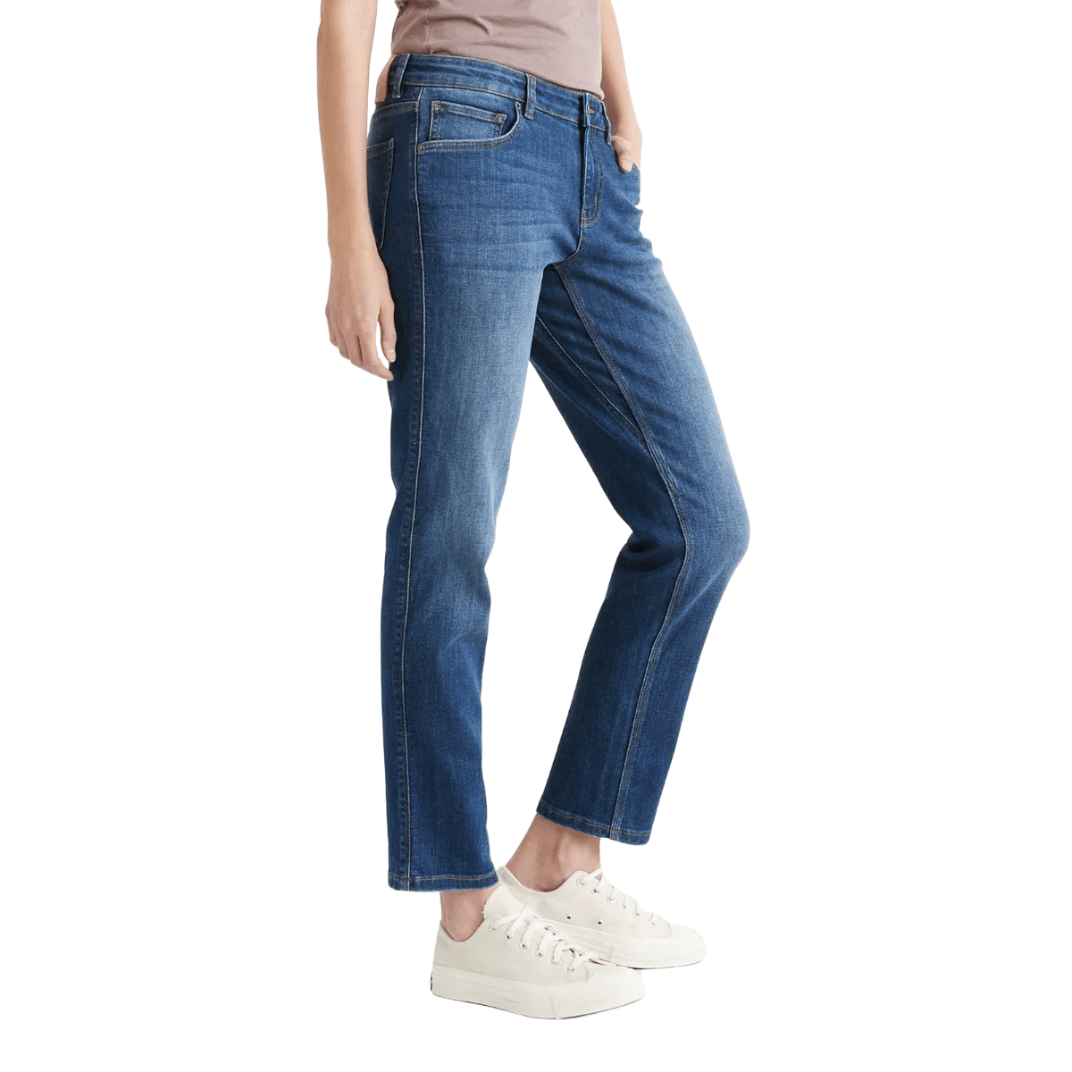 Performance Denim Mid Rise Skinny