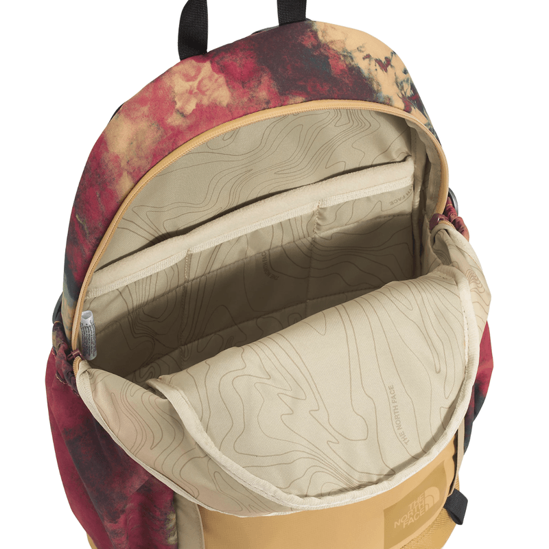 Burgundy north hot sale face backpack