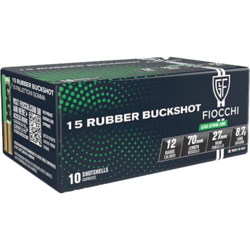 Fiocchi Rubber Buckshot Ammunition