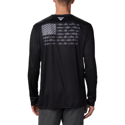 Columbia Terminal Tackle PFG Fish Flag Long Sleeve Shirt - Men's