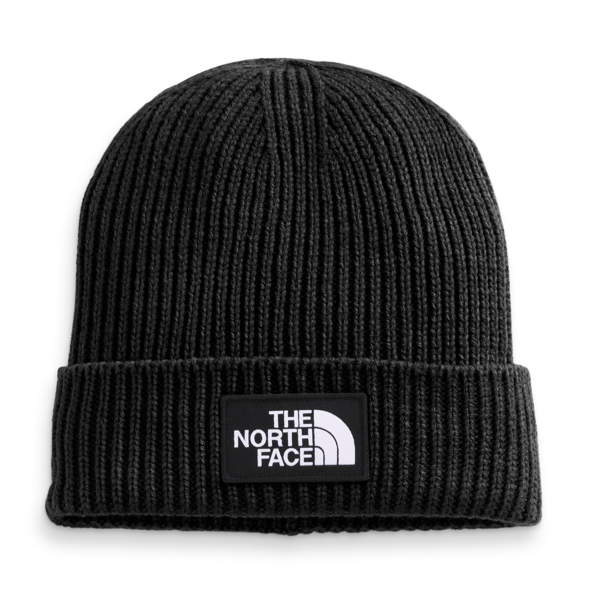 The North Face TNF Logo Box Cuffed Beanie - Als.com