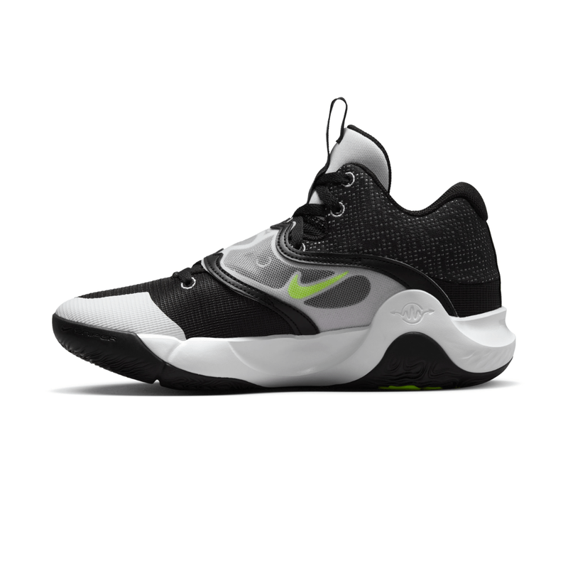 Nike pg3 basketball shoes black hot sale and white