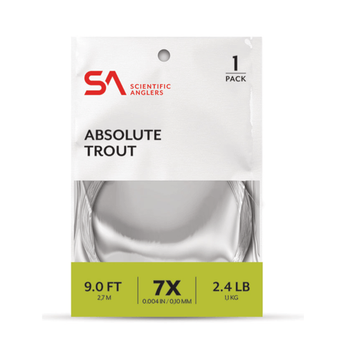 Scientific Anglers Absolute Trout Leader (3 Pack)