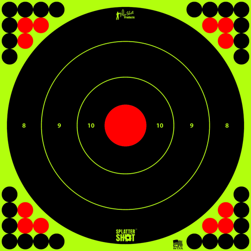 Pro-Shot SplatterShot Green Bull's-eye Target (5 Pack)