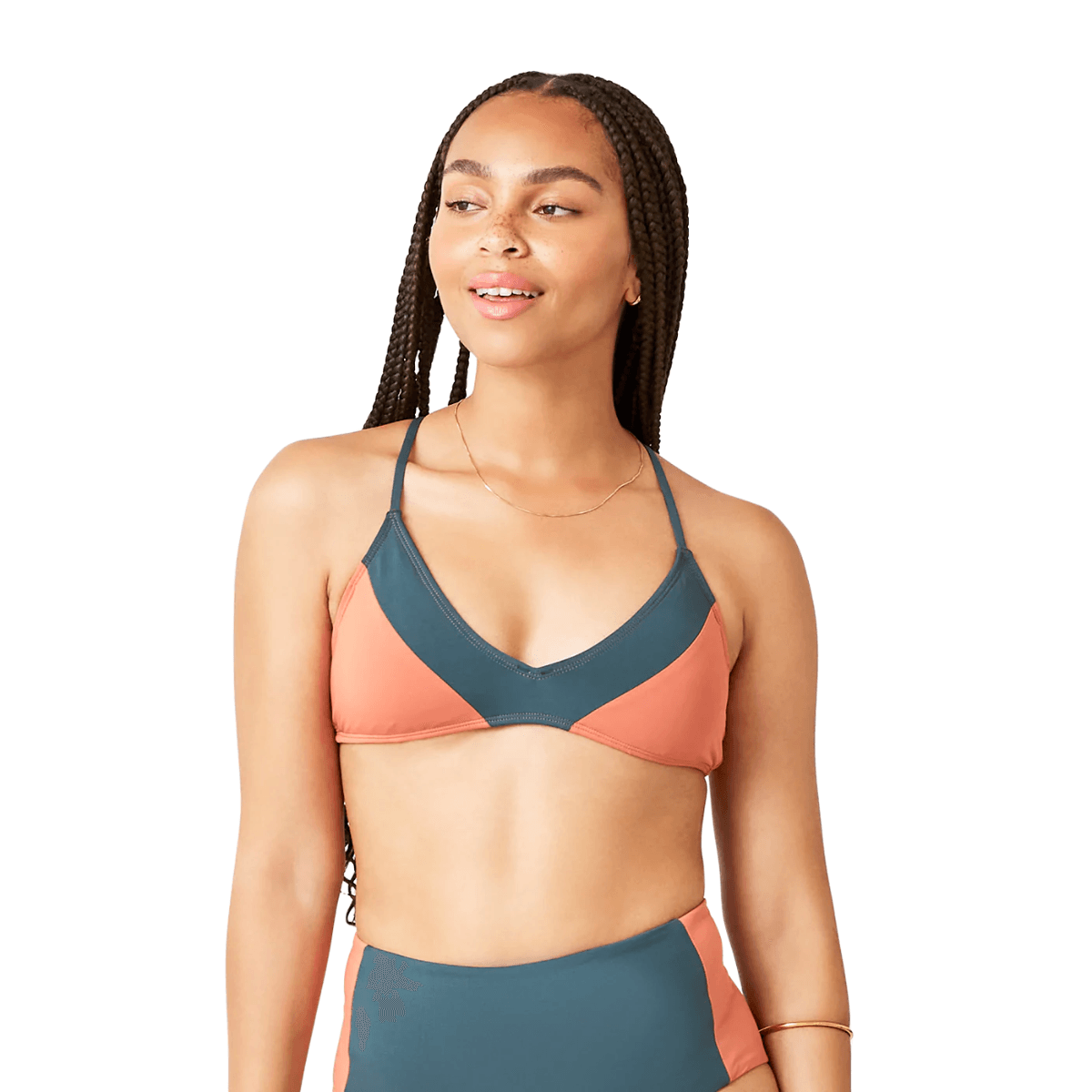 Coastal Escape Fixed Triangle Bikini Top