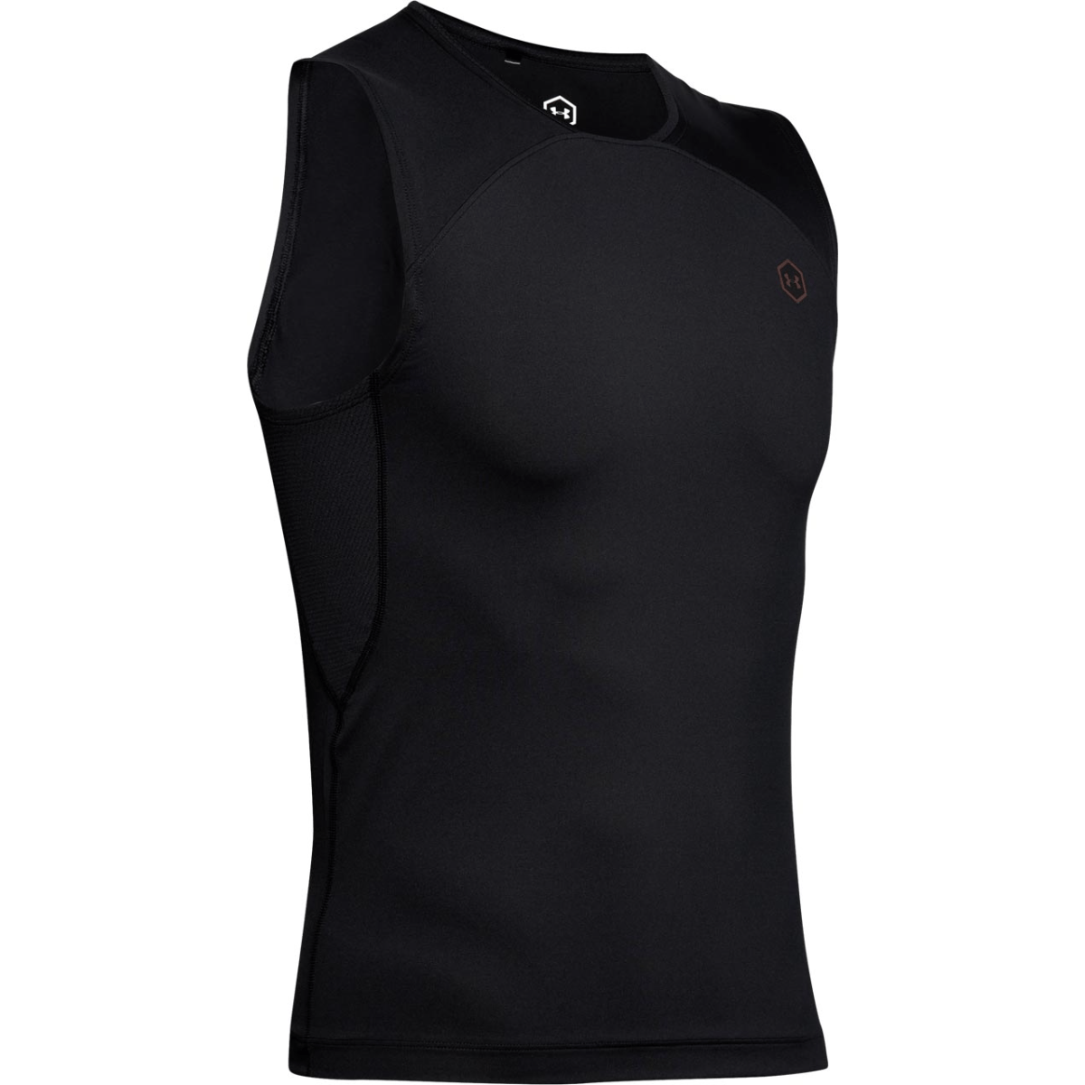 Under Armour Heatgear Rush Compression Muscle Tee Black/Black