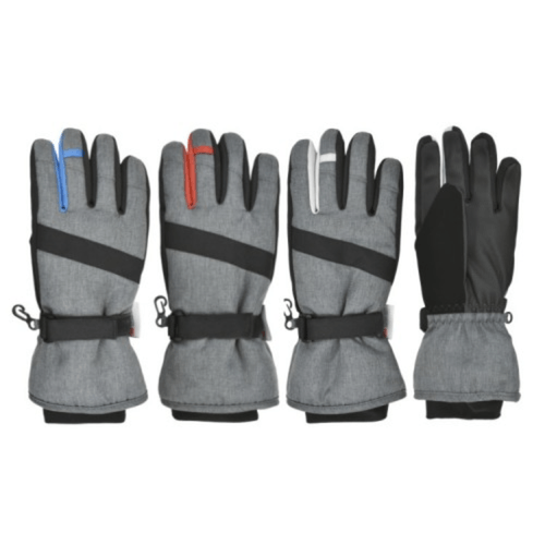 Grand Sierra Heathered Taslon Ski Glove - Boys'