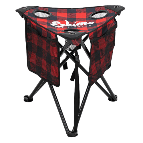 Eskimo Plaid XL Tripod Stool