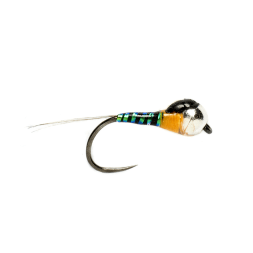 Fulling Mill Pearl & Orange Barbless Fly