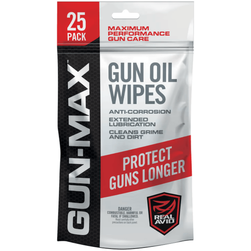 Real Avid Gun-Max Oil Wipe (25 Pack)