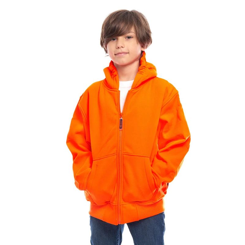 Orange discount hoodie youth