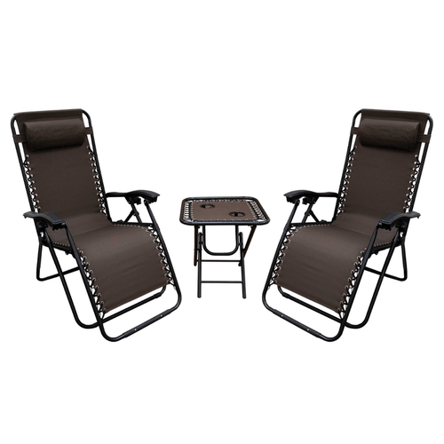 World Famous Sports Zero Gravity Chairs And Table Set
