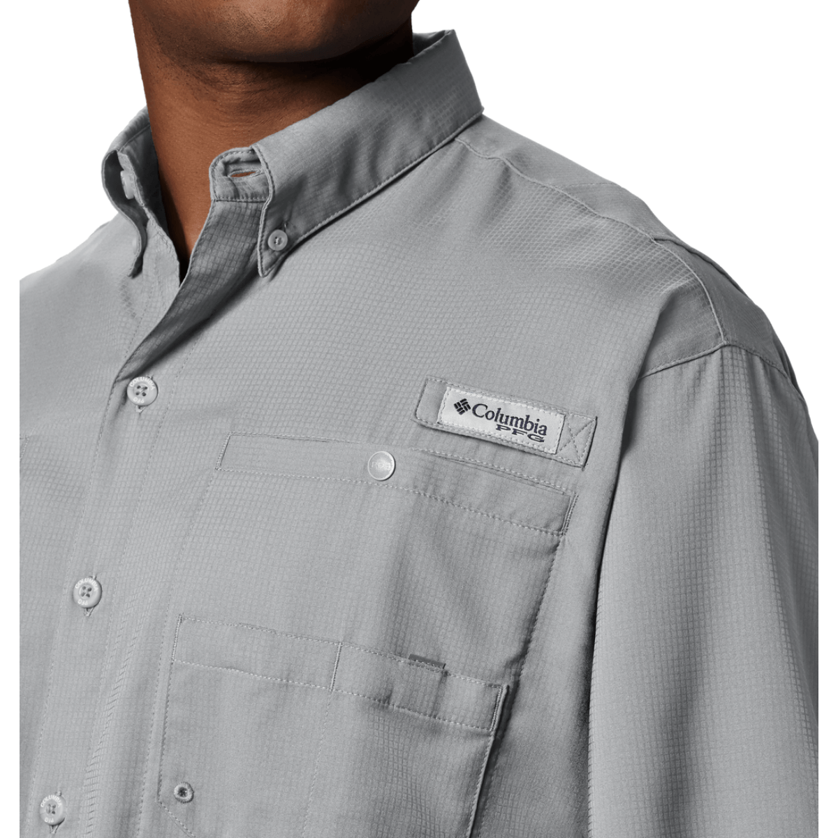 Columbia Men's Tamiami II Long-Sleeve Shirt, Cool Grey