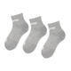 Salomon Active Quarter Crew Sock (3 Pack) - Grey / White.jpg