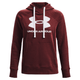 Under Armour Rival Fleece Logo Hoodie - Women's - Chestnut Red / White.jpg