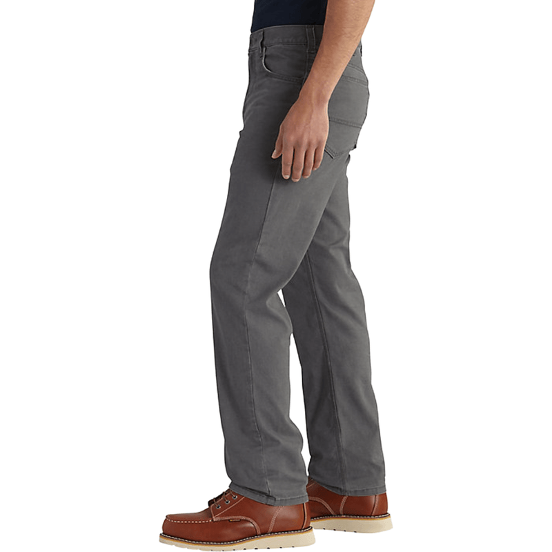 Men's Carhartt Rugged Flex Relaxed Fit Canvas Work Pant in Gravel 33 / 34