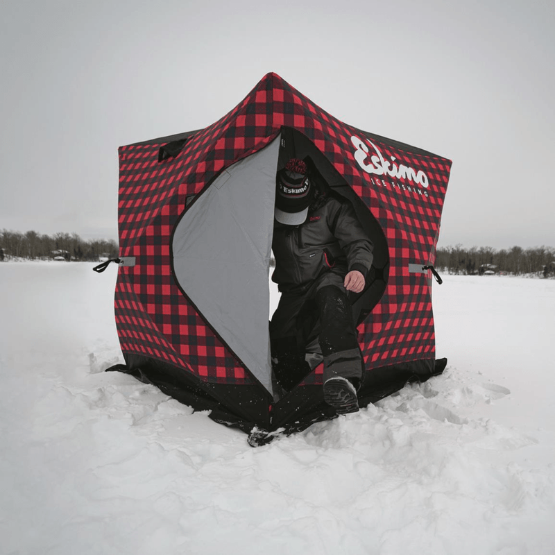 Eskimo QuickFish 2i, Pop-Up Portable Shelter, Insulated, Red, 2-Person  19151 - The Home Depot