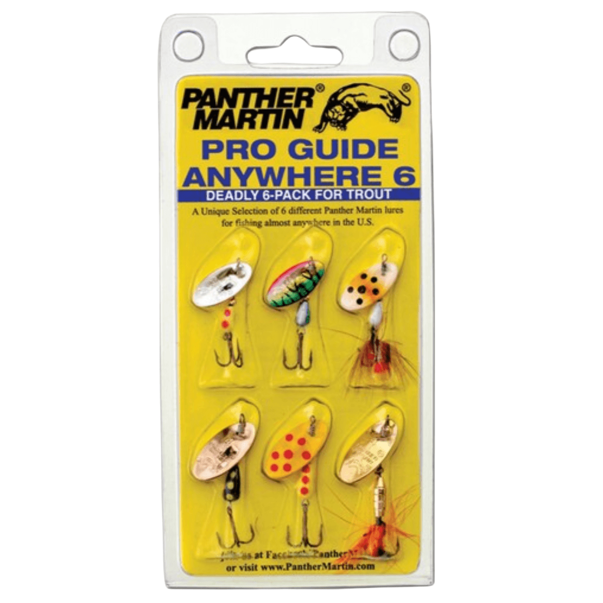 Panther Martin Pro Guide Anywhere Fishing Lure (6 Pack) 