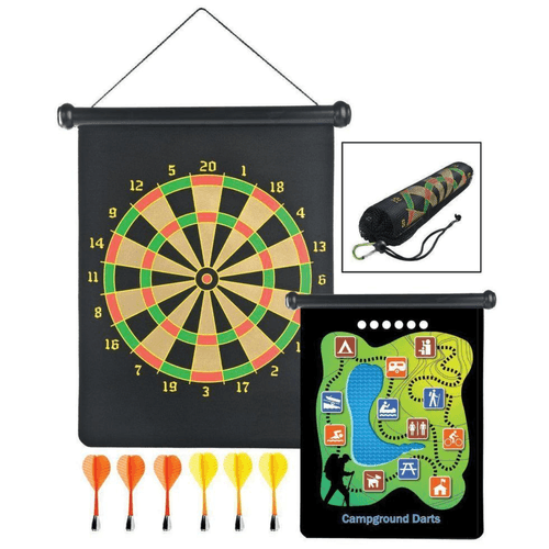 GSI Outdoors Roll-up Campground Magnetic Darts Game