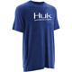 Huk Logo Tee - Men's - Royal Heather.jpg