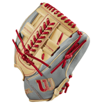 Wilson-A2000-1785SS-11.75”-Infield-Baseball-Glove---Blonde---Grey-Superskin---Red.jpg