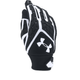 Under Armour Combat Full Finger Football Glove - Youth - WH/BK/WH.jpg