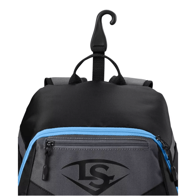 Louisville Slugger Backpack/Stick Bag Blue Gray Fits Bats Helmet