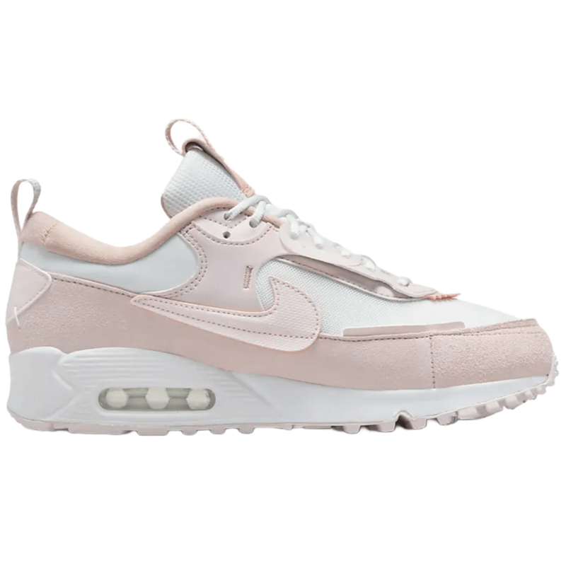 Nike Women's Air Max 90 Futura Shoes, Size 7.5, White/Pink