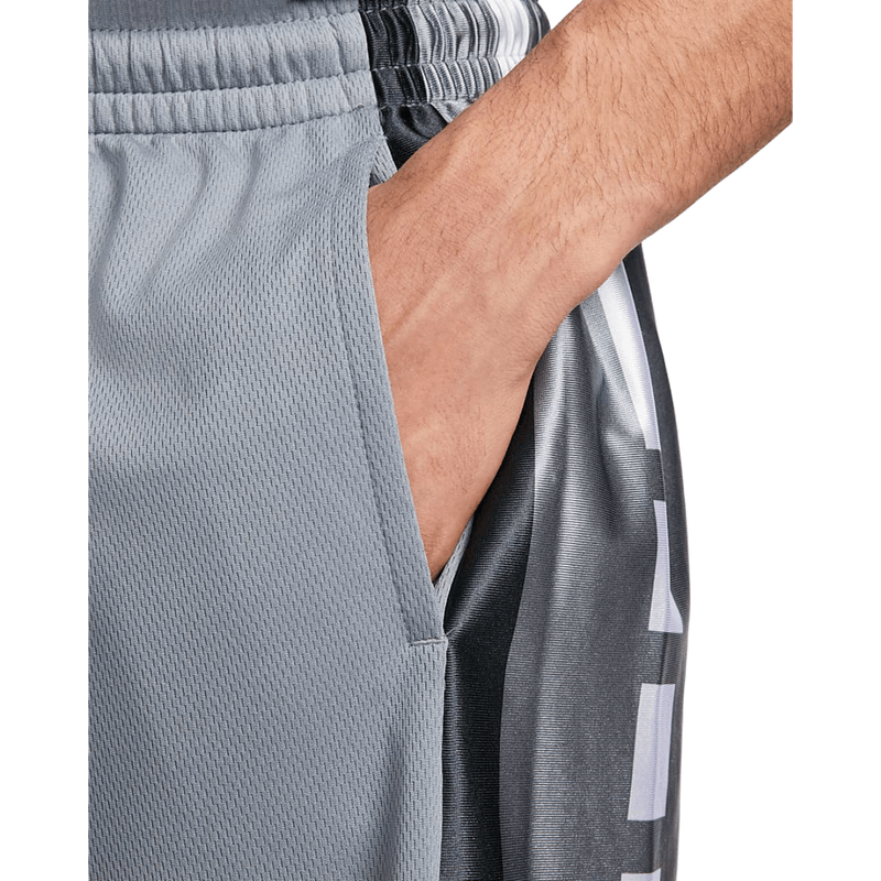Nike Dri-fit Elite Basketball Short - Men's - Cool Grey / Black / White.jpg